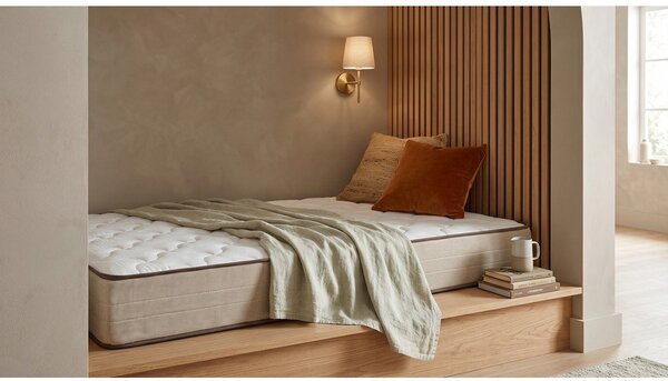 Średnio twardy/ekstra twardy piankowy materac dwustronny 140x200 cm Bamboo Eco Fresh – Moonia