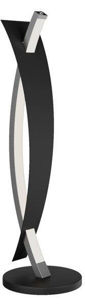 Lampa stołowa LED Marija Lucande, możliwość ściemniania, czarny, salon / jadalnia, metal, nowoczesny