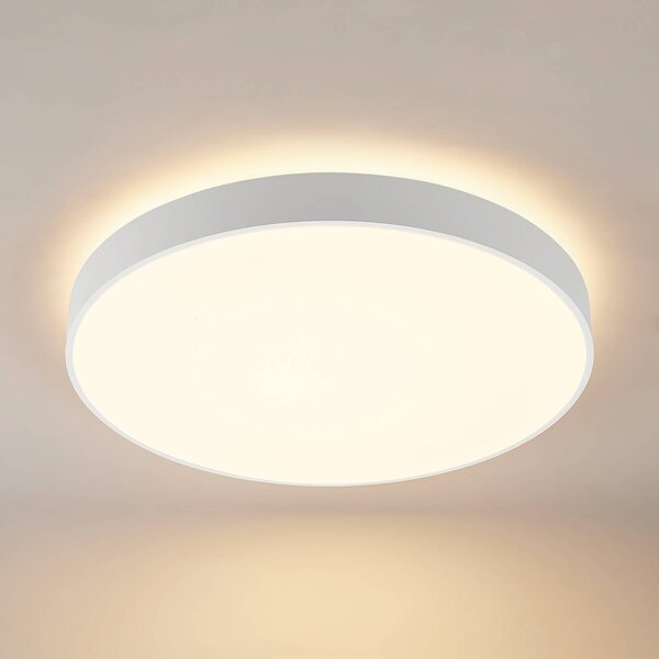 Lampa sufitowa LED Vanida Arcchio, możliwość ściemniania, biały / opal, kuchnia, aluminium, nowoczesny