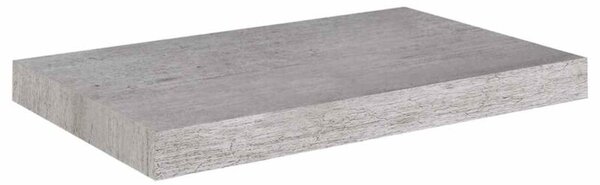 Półka ścienna, szarość betonu, 50x23x3,8 cm, mdf
