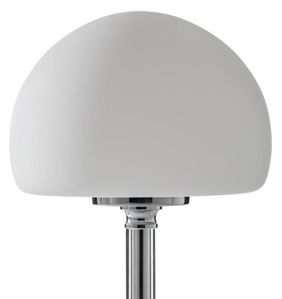 Steinhauer Lampa stołowa LED Ancilla, możliwość ściemniania, chromowy / srebrny, salon / jadalnia, metal, nowoczesny