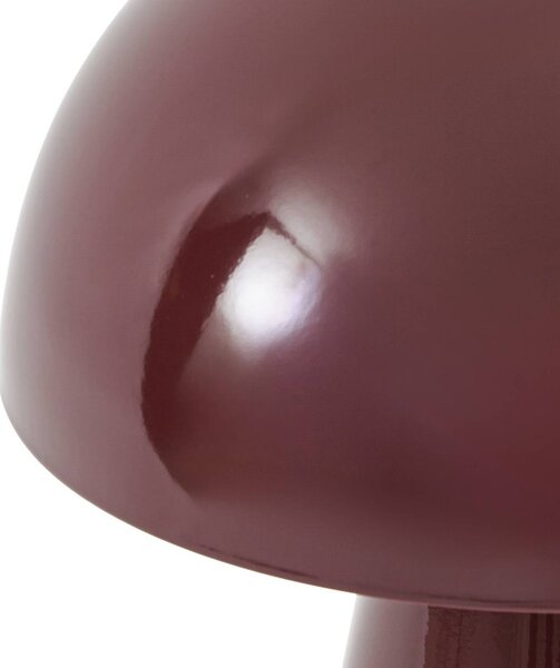 Lampa stołowa Nevijo Lindby, możliwość ściemniania, czerwony, salon / jadalnia, metal, nowoczesny