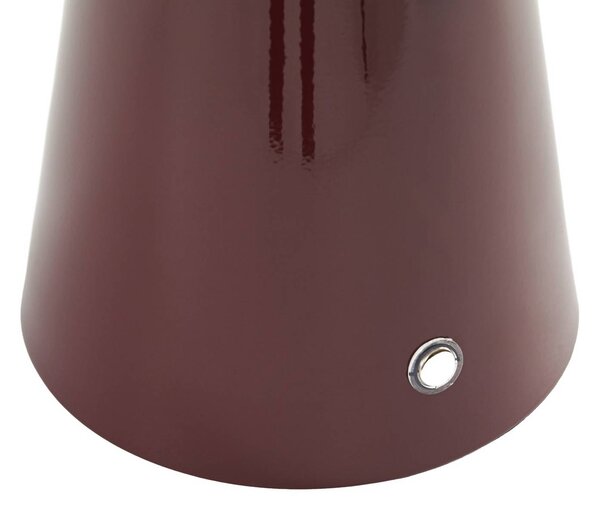 Lampa stołowa Nevijo Lindby, możliwość ściemniania, czerwony, salon / jadalnia, metal, nowoczesny