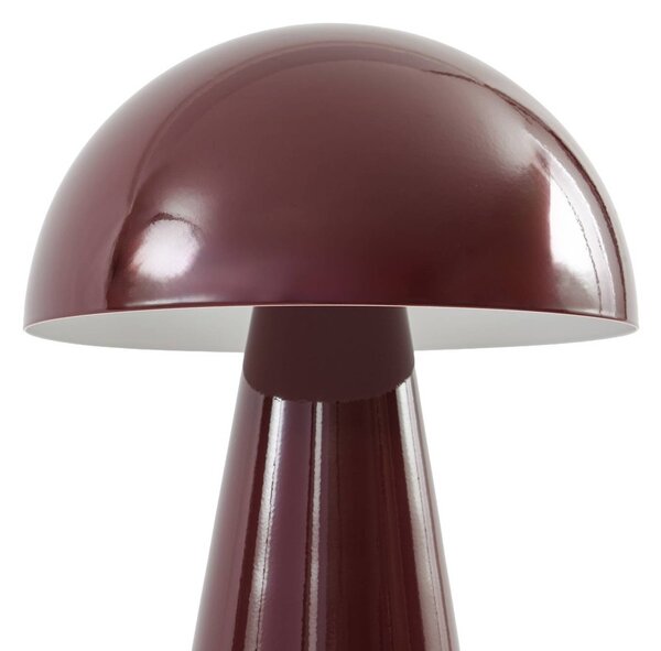 Lampa stołowa Nevijo Lindby, możliwość ściemniania, czerwony, salon / jadalnia, metal, nowoczesny