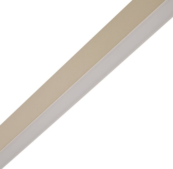 Lampa wisząca Mylosh Lucande, możliwość ściemniania, mosiężny / złoty, salon / jadalnia, aluminium, nowoczesny
