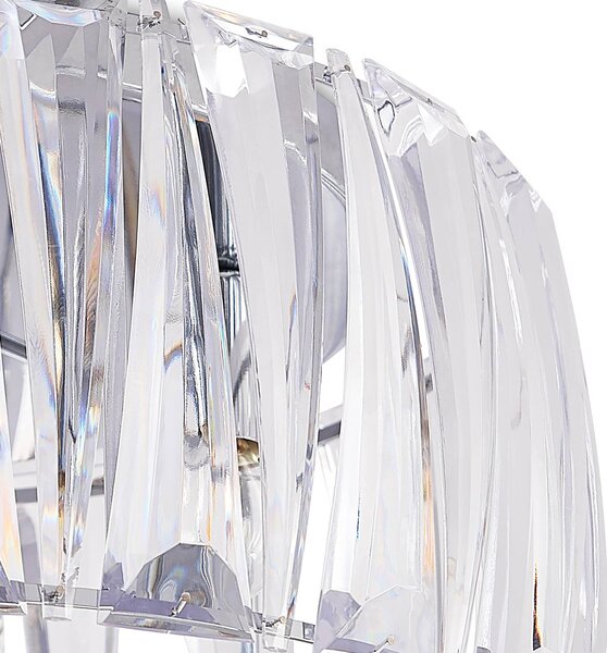 Lampa sufitowa Sofia Lindby, możliwość ściemniania, przezroczysty / transparentny, salon / jadalnia, tworzywo sztuczne, nowoczesny