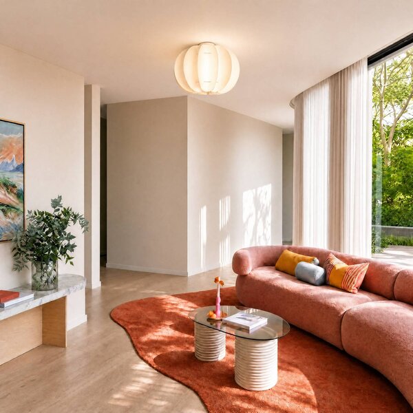 Lampa sufitowa Winslow Lindby, możliwość ściemniania, biały / opal, salon / jadalnia, tworzywo sztuczne, skandynawski
