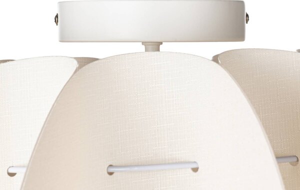 Lampa sufitowa Winslow Lindby, możliwość ściemniania, biały / opal, salon / jadalnia, tworzywo sztuczne, skandynawski