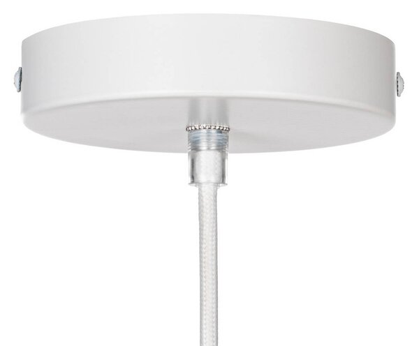 Lampa wisząca Winslow Lindby, możliwość ściemniania, biały / opal, salon / jadalnia, tworzywo sztuczne, skandynawski