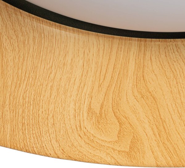 Lampa sufitowa Gracyn Lindby, możliwość ściemniania, czarny, salon / jadalnia, tworzywo sztuczne, nowoczesny