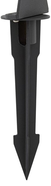 Lampa zewnętrzna LED Lindby Zavio, długość 50 cm, kolor antracytowy, stopień Zavio, czarny, aluminium, nowoczesny