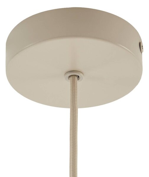 Lampa wisząca Gerald Lindby, możliwość ściemniania, kremowy / amber, salon / jadalnia, papier / lunolit / lunopal, skandynawski