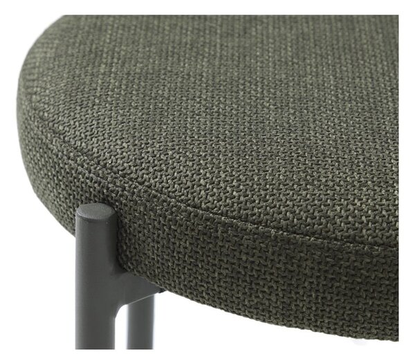 Metalowy stołek w kolorze khaki Pelican – Unique Furniture