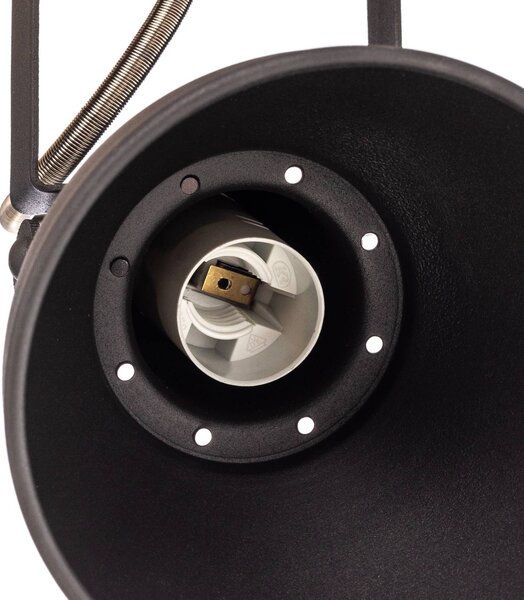 Lampa sufitowa Lindby Aylis, 3-punktowa, 60 cm, czarny, drewno, E14 Aylis Lindby, możliwość ściemniania, ciemne drewno, salon / jadalnia, metal, industrialny