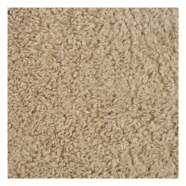 Jasnobrązowy fotel z materiału bouclé Lunaro – House Nordic