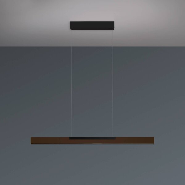 BOPP Lampa wisząca Nano 2.0, możliwość ściemniania, brązowy / mosiężny, salon / jadalnia, aluminium, nowoczesny