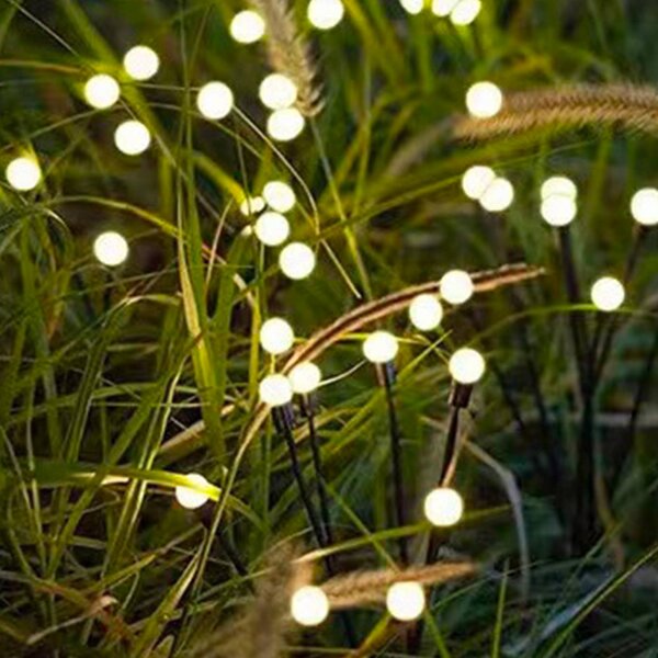 Lumisky Lampa dekoracyjna LED z panelem słonecznym „Lyra”, czarna, 10-punktowa, zestaw Lyra, czarny, tworzywo sztuczne