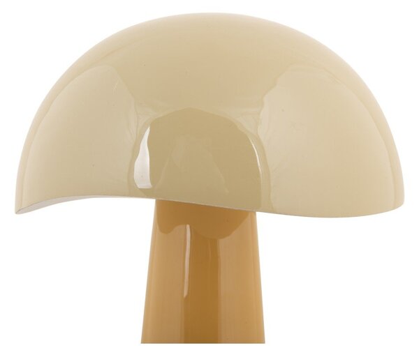 Lampa stołowa w kolorze ochry z metalowym kloszem (wysokość 33 cm) Grato – Leitmotiv
