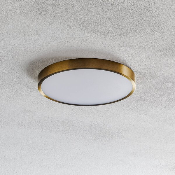 ORION Lampa sufitowa LED Bully, mosiężny / złoty, salon / jadalnia, aluminium, nowoczesny