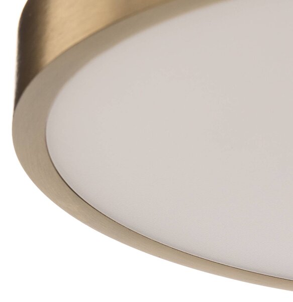 ORION Lampa sufitowa LED Bully, mosiężny / złoty, salon / jadalnia, aluminium, nowoczesny