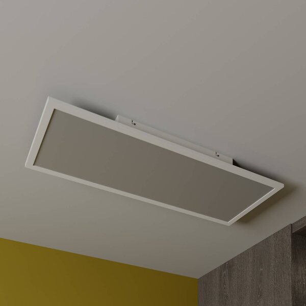 Lampa sufitowa LED Luay Lindby, możliwość ściemniania, biały / opal, kuchnia, tworzywo sztuczne, nowoczesny