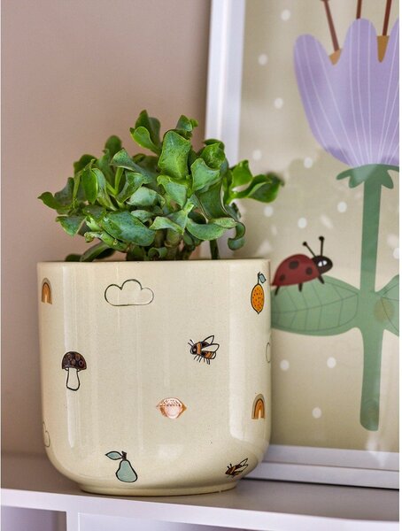 Kamionkowa doniczka ø 16 cm Agnes – Bloomingville Mini