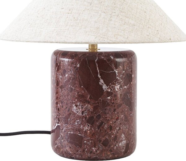 Lampa stołowa Elodie NOLA, kremowy / amber, salon / jadalnia, tkanina / materiał / jedwab, nowoczesny
