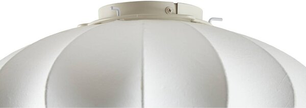 Lampa sufitowa Cliffort NOLA, możliwość ściemniania, biały / opal, salon / jadalnia, tkanina / materiał / jedwab, skandynawski