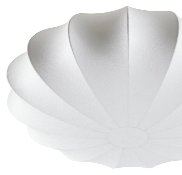 Lampa sufitowa Cliffort NOLA, możliwość ściemniania, biały / opal, salon / jadalnia, tkanina / materiał / jedwab, skandynawski