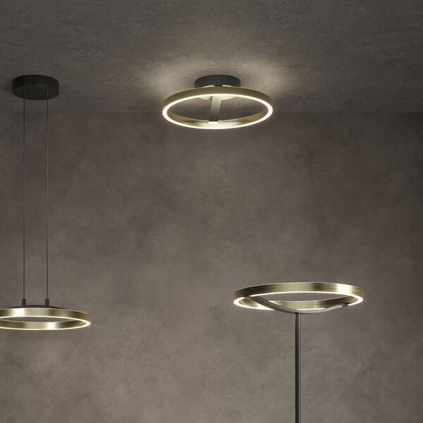 Paulmann Lampa sufitowa Melira, możliwość ściemniania, czarny, salon / jadalnia, metal, nowoczesny