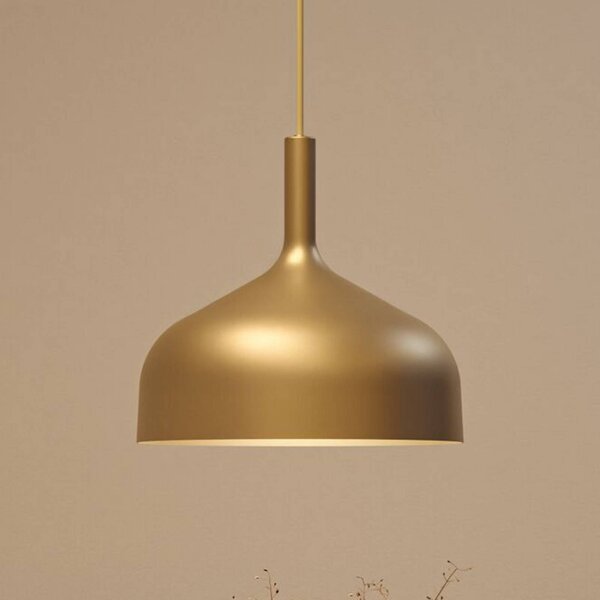 Paulmann Lampa wisząca Embla II, możliwość ściemniania, mosiężny / złoty, salon / jadalnia, metal, nowoczesny