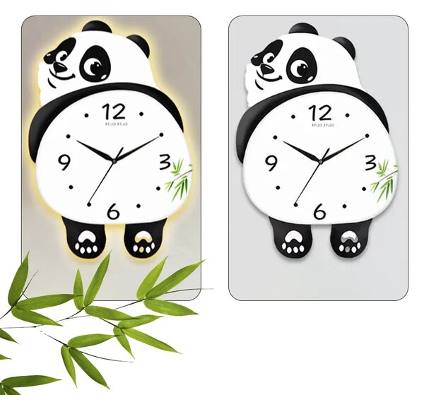 Zegar ścienny Led Z Tańczącą Pandą Pandatime™