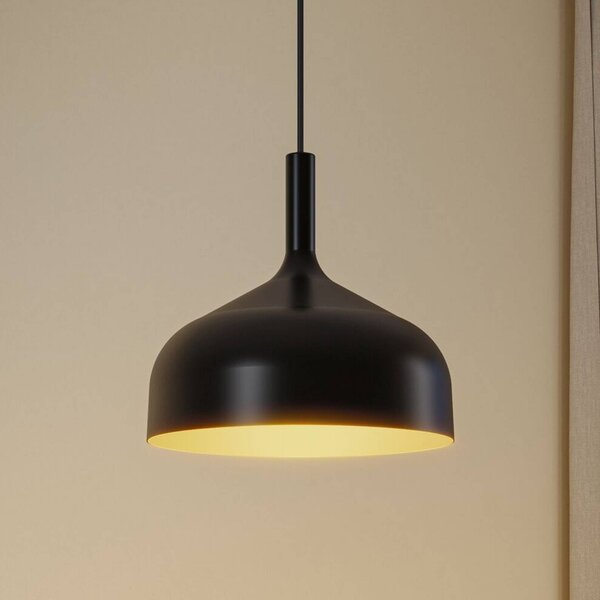 Paulmann Lampa wisząca Embla II, możliwość ściemniania, czarny, salon / jadalnia, metal, nowoczesny