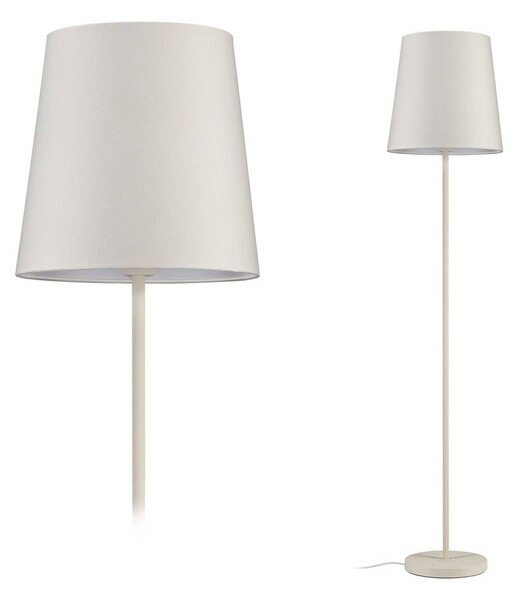 Paulmann Lampa stojąca Stellan, kremowy / amber, salon / jadalnia, metal, nowoczesny