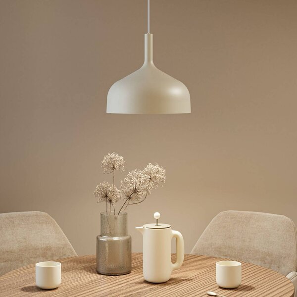 Paulmann Lampa wisząca Embla II, możliwość ściemniania, kremowy / amber, salon / jadalnia, metal, nowoczesny