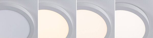 Paulmann Lampa sufitowa Abia 2, biały / opal, salon / jadalnia, tworzywo sztuczne, nowoczesny
