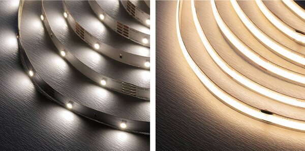Paulmann SimpLED Full Line Taśma RGB 5 m Full-Line, możliwość ściemniania, biały / opal, salon / jadalnia, tworzywo sztuczne