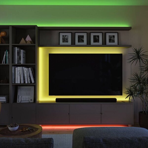 Paulmann SimpLED Full Line Taśma RGB 5 m Full-Line, możliwość ściemniania, biały / opal, salon / jadalnia, tworzywo sztuczne