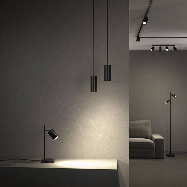 Paulmann Lampa stołowa Lirena, czarny, salon / jadalnia, metal, nowoczesny