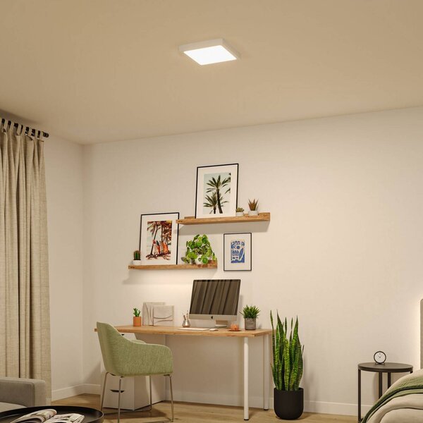 Paulmann Panel LED Abia 2, biały / opal, salon / jadalnia, tworzywo sztuczne, nowoczesny
