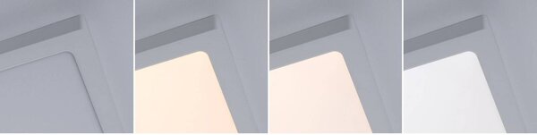 Paulmann Panel LED Abia 2, biały / opal, salon / jadalnia, tworzywo sztuczne, nowoczesny
