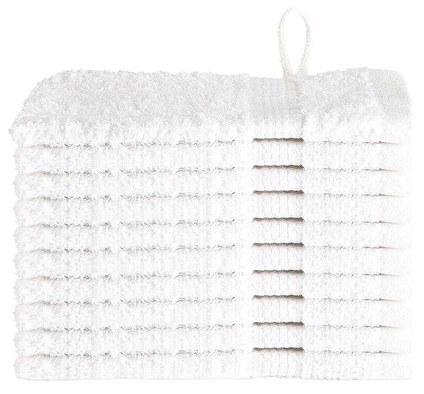 Ręcznik gościnny solund z 100% bawełny ring-spun, biały, 15 x 21 cm