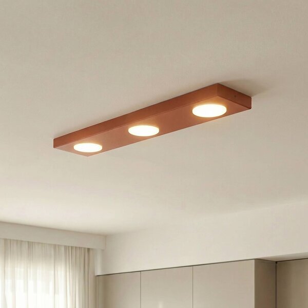 Lampa sufitowa Hero SIGMA, możliwość ściemniania, czerwony, przedpokój, metal, nowoczesny