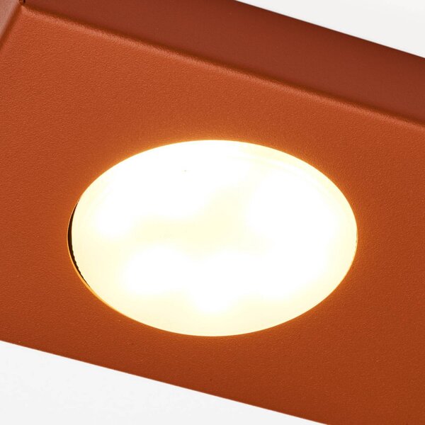 Lampa sufitowa Hero SIGMA, możliwość ściemniania, czerwony, przedpokój, metal, nowoczesny