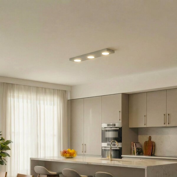 Lampa sufitowa Hero SIGMA, możliwość ściemniania, kremowy / amber, przedpokój, metal, nowoczesny