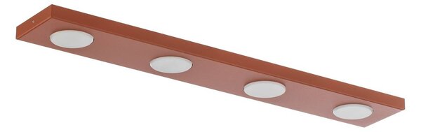 Lampa sufitowa Hero SIGMA, możliwość ściemniania, czerwony, przedpokój, metal, nowoczesny