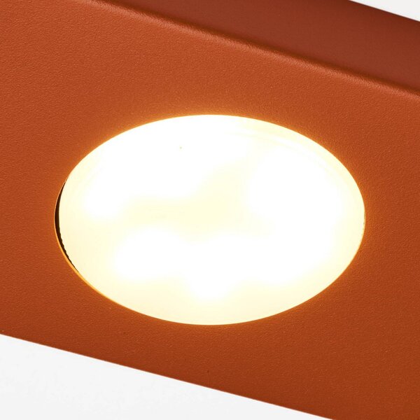 Lampa sufitowa Hero SIGMA, możliwość ściemniania, czerwony, przedpokój, metal, nowoczesny