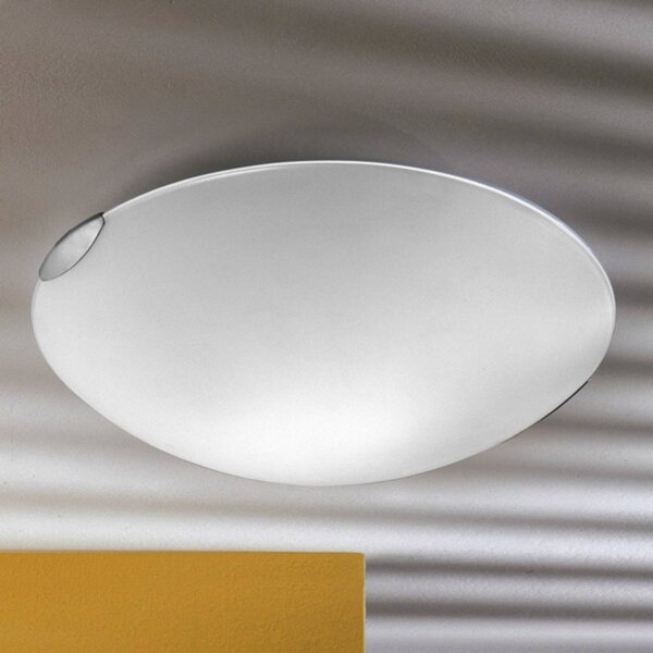 Fabas Luce Lampa sufitowa FOX, możliwość ściemniania, biały / opal, salon / jadalnia, szkło, nowoczesny