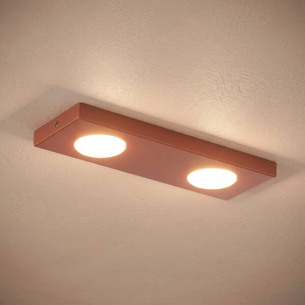 Lampa sufitowa Hero SIGMA, możliwość ściemniania, czerwony, przedpokój, metal, nowoczesny