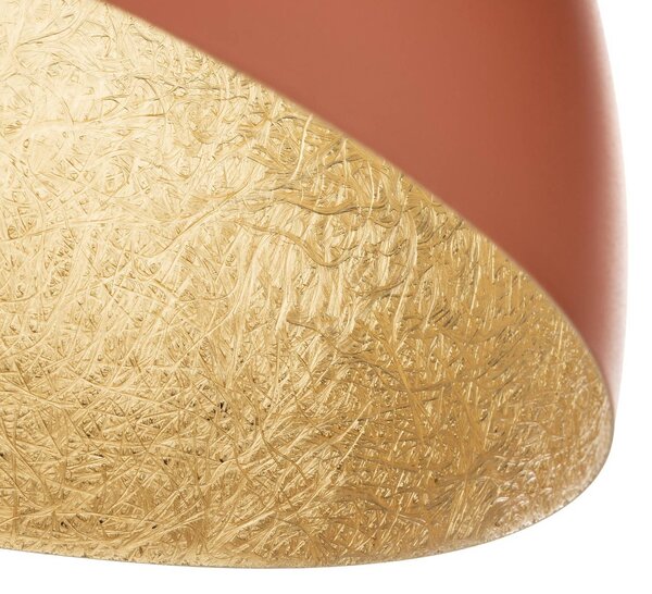 Lampa sufitowa Sfera SIGMA, możliwość ściemniania, czerwony, salon / jadalnia, metal